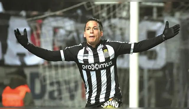 Cristian Benavente anotó gol y fue figura en el Royal Charleroi 