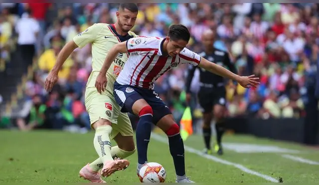 América empató 1 -1 ante las Chivas en el Clásico Nacional de México