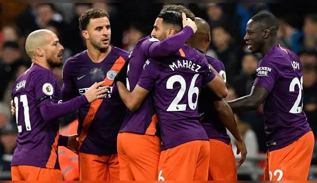 Manchester City venció a Tottenham en la fecha 10 de la Premier League.