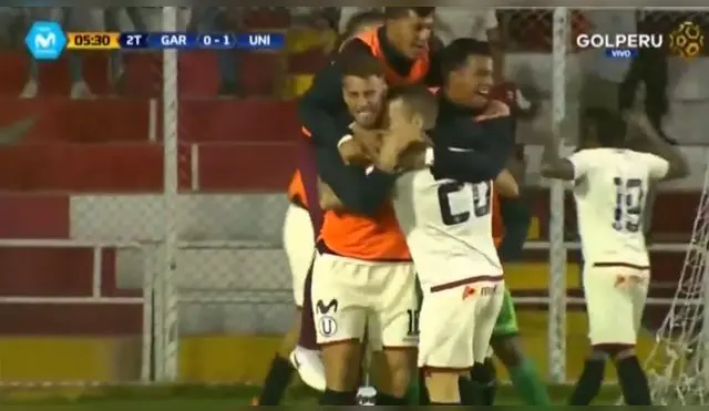 Universitario vs Real Garcilaso: Pablo Lavandeira anota el 1-0 por el Torneo Clausura.