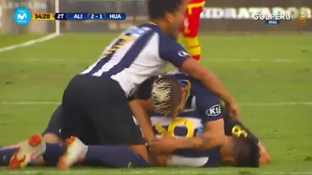 Alianza Lima vs Sport Huancayo: golazo de Affonso para el 2-1 de los íntimos [VIDEO]