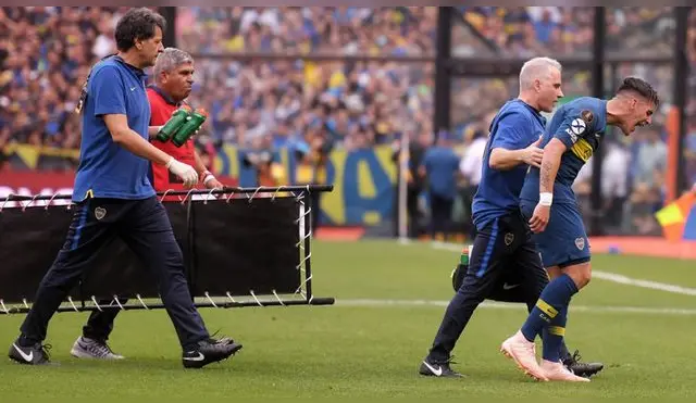 Cristian Pavón solo jugó 27 minutos en el primer superclásico. 