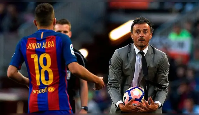 Luis Enrique: Jordi Alba asegura que nunca tuvo algún problema con el extécnico del Barcelona