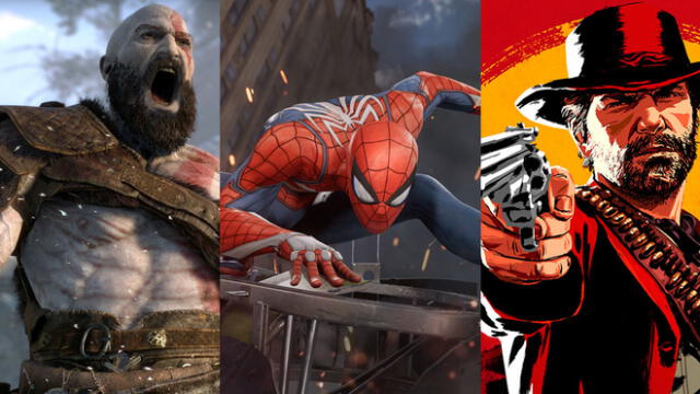 Red Dead Redepmtion 2 y God of War destacan en la nómina para definir al mejor videojuego del año.