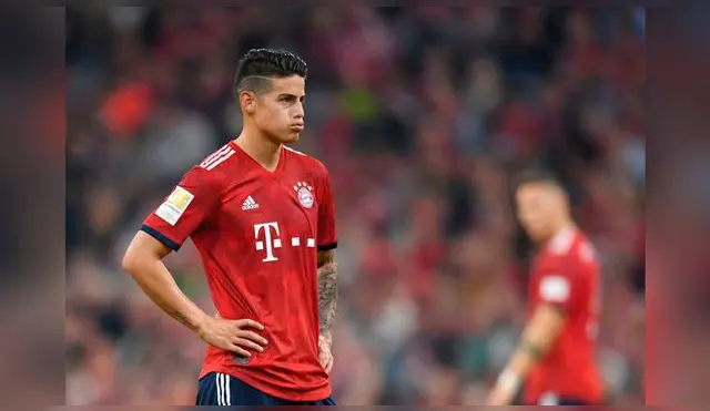 James Rodríguez: Lesión a la rodilla lo saca de Bayern Múnich hasta final de temporada