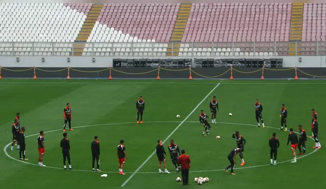 Perú vs Ecuador: selección peruana entrena en el Estadio Nacional 
