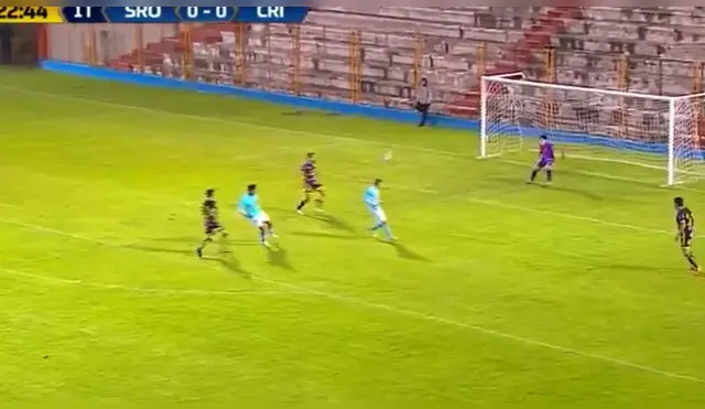 Con suerte, Calcaterra anotó en el Cristal vs Sport Rosario, en la última fecha del Torneo Clausura 2018. Con suerte, Calcaterra anotó en el Cristal vs Sport Rosario, en la última fecha del Torneo Clausura 2018.