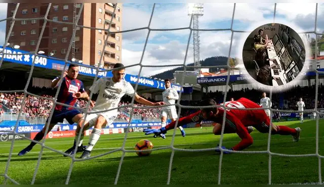 Real Madrid vs Eibar: Los árbitros del VAR habrían festejado el primero del cuadro local [FOTOS]