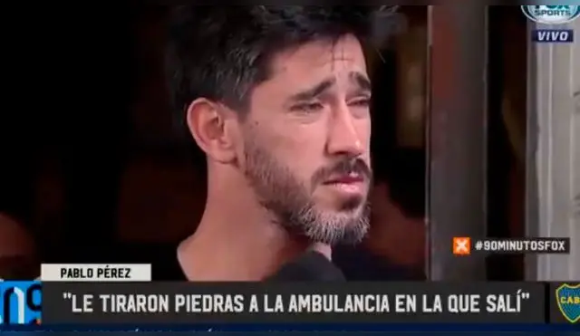 Pablo Pérez habló de lo vivido el sábado pasado en el Monumental de River. 
