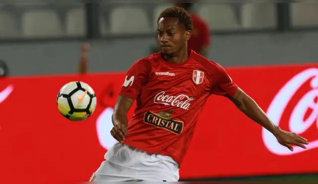 André Carrillo, en la previa del Perú vs Ecuador. André Carrillo, en la previa del Perú vs Ecuador.