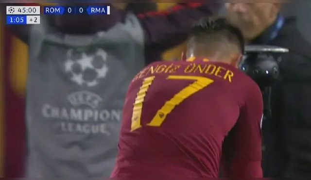 Real Madrid vs Roma: Under se falló un gol cantado para la 'Loba