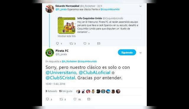 Universitario │ Alianza Lima: Twitter, Molinos El Pirata trolea hinchas con supuesta cuenta │ FOTOS