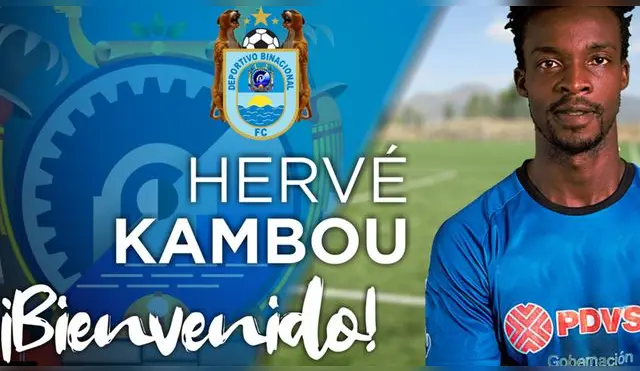 Binacional hizo oficial la llegada de Hervé Kambou