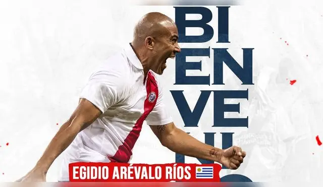 Egidio Arévalo Ríos fue oficializado como nuevo jugador de Deportivo Municipal.