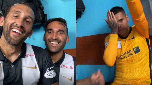 Hernán Barcos en celebración con Alianza Lima