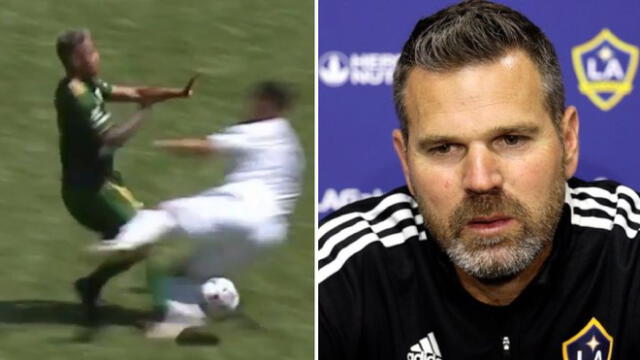 DT de LA Galaxy lamentó la acción de su dirigido sobre Andy Polo