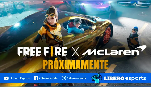 Mclaren y Free Fire muestran nueva colaboración