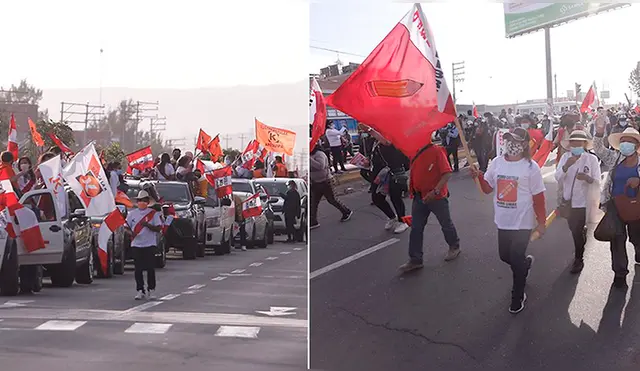 DEBATE PRESIDENCIA EN AREQUIPA - SIMPATIZANTES