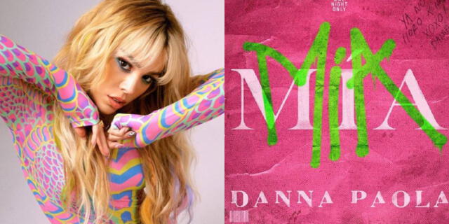 Danna Paola cerca del millón de reproducciones en su nueva canción