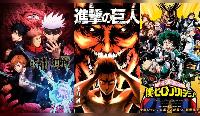 Los 10 animes y mangas más populares.