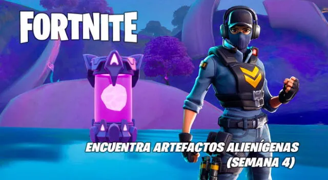 Fortnite: ubicación de los Artefactos Alienígenas - semana 4