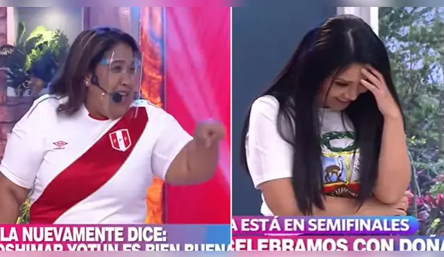 Mamá de Yoshimar Yotún le jala de los cabellos a Tula Rodríguez