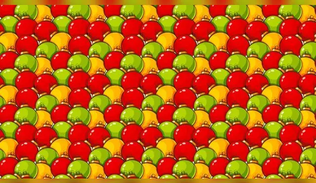 Encuentra la manzana escondida.