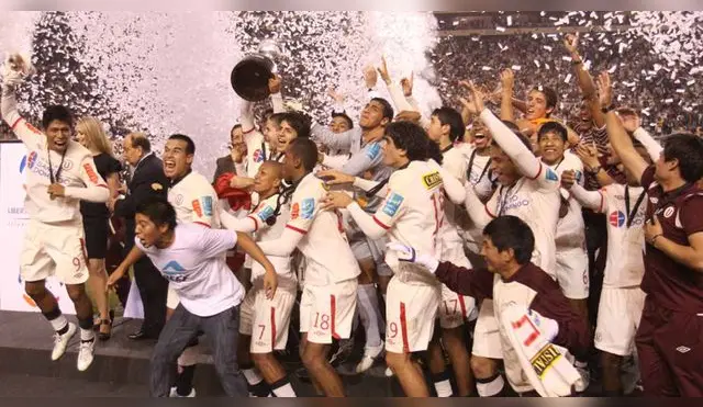 Universitario celebra el título de la Copa Libertadores Sub 20