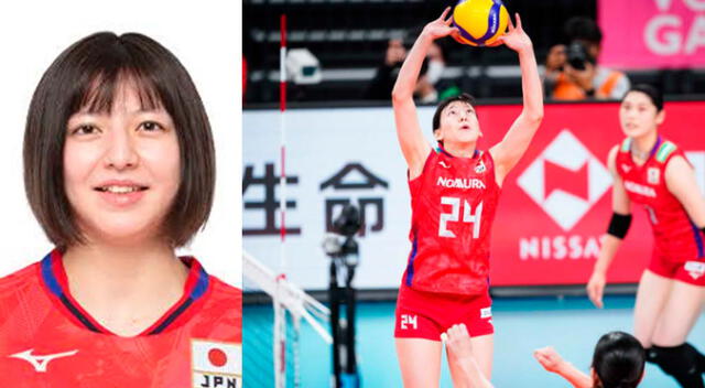 Aki Momii es armadora del equipo de vóley femenino de Japón