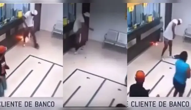 Celular explota en bolsillo de un joven y termina en calzoncillos dentro de un banco