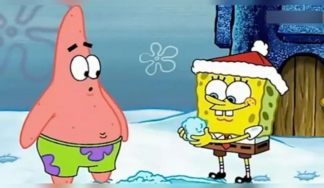 Bob Esponja y Patricio son captados en el fondo del Atlántico
