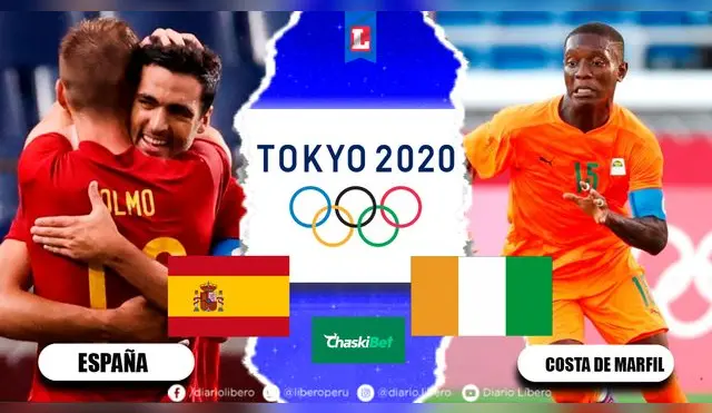España vs. Costa de Marfil por los cuartos de final de Tokio 2020
