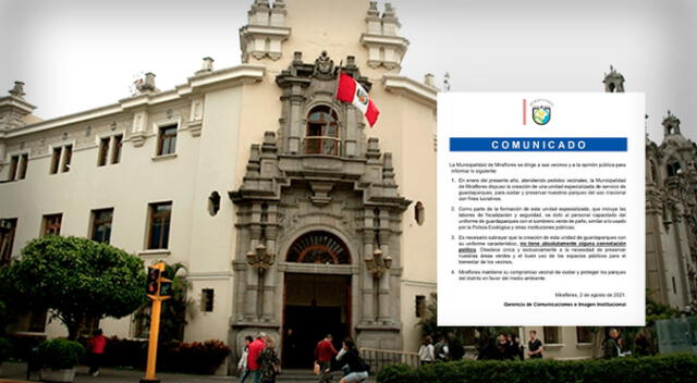 Muni de Miraflores responde que sombreros en personal Muni de Miraflores responde que sombreros en personal