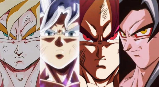 Conoce cuáles son las transformaciones de Gokú a lo largo del anime