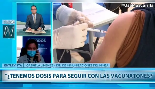 Funcionaria del Minsa responde sobre el uso de las vacunas Sinopharm y Pfizer.