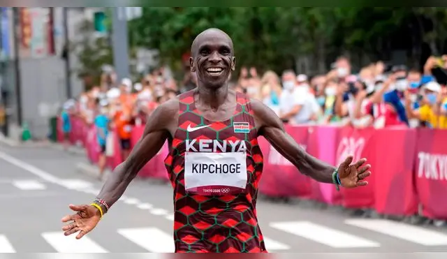 Eliud Kipchoge logró medalla de oro en los Juegos Olímpicos Tokio 2020