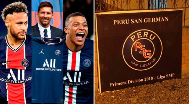 PSG peruano desea conocer a Neymar Mbappé y Messi