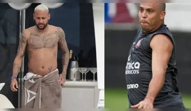 Compañeros de Neymar lo comparan con Ronaldo por su elevado peso