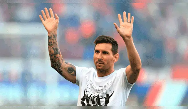 Messi fue presentado en el Parque de los Príncipes