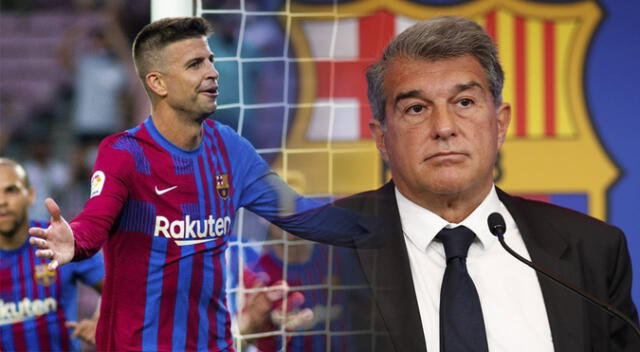 Joan Laporta tiene palabras de elogios para Gerard Piqué LaLiga 2021/22