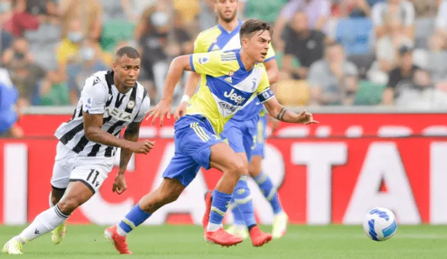 Juventus empató 2-2 con Udinese en comienzo de la Serie A