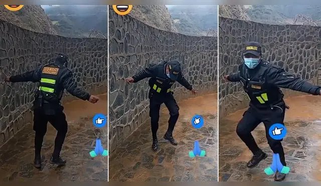 Policía se gana el respeto de todos al recordar sus raíces bailando huayno