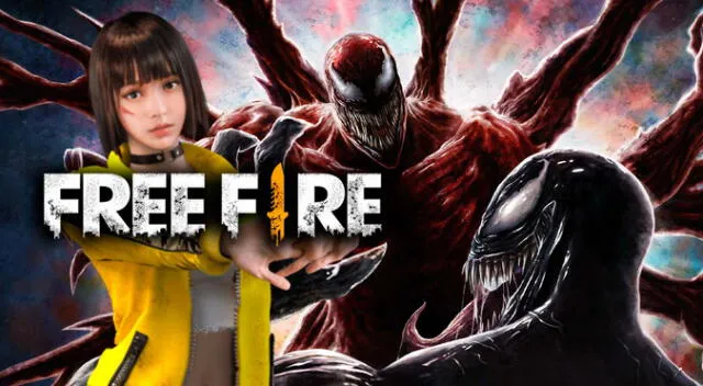 Free Fire: filtran colaboración con Venom y Carnage