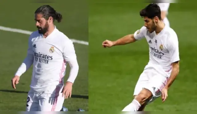 Isco y Asensio no seguirían en el Real Madrid en el 2022.