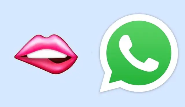 WhatsApp: descubre el significado del emoji de los labios mordidos