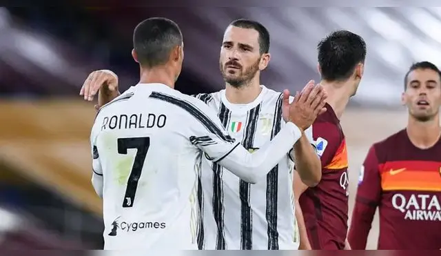 Cristiano Ronaldo y Leonardo Bonucci