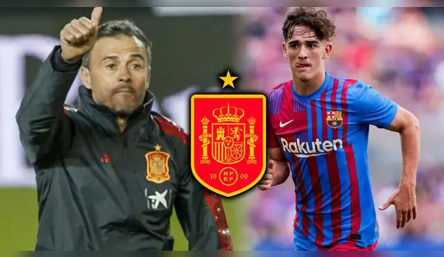 Gavi convocado por España de Luis Enrique