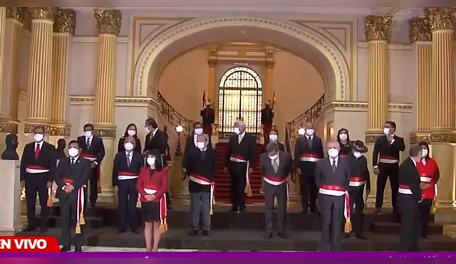 Gabinete de Mirtha Vásquez juró la noche del miércoles 6 de octubre.