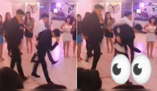 Jóvenes bailaron Caporales y sorprendieron a todos los invitados del quinceañero.