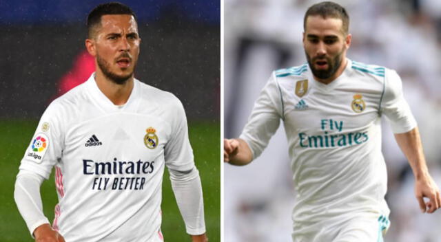 Eden Hazard y Dani Carvajal viajaron a Barcelona.